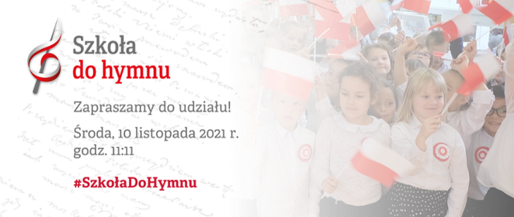 Read more about the article „Szkoła do hymnu” 2021 – zapraszamy do wspólnego odśpiewania hymnu narodowego