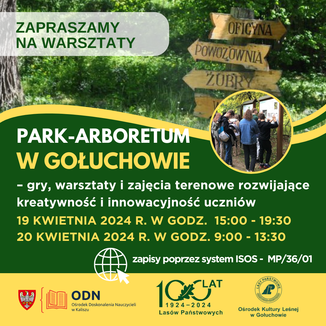 Read more about the article Park-Arboretum w Gołuchowie – gry, warsztaty i zajęcia terenowe rozwijające kreatywność i innowacyjność uczniów