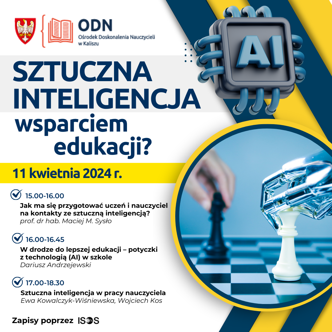 Read more about the article Sztuczna inteligencja wsparciem edukacji?